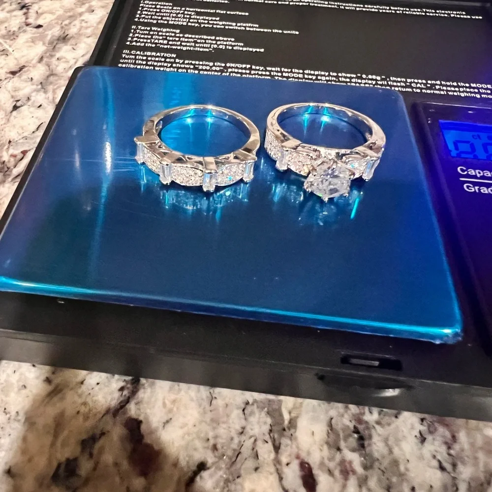 Wedding Ring/Engagement Set - Picture 9 of 9